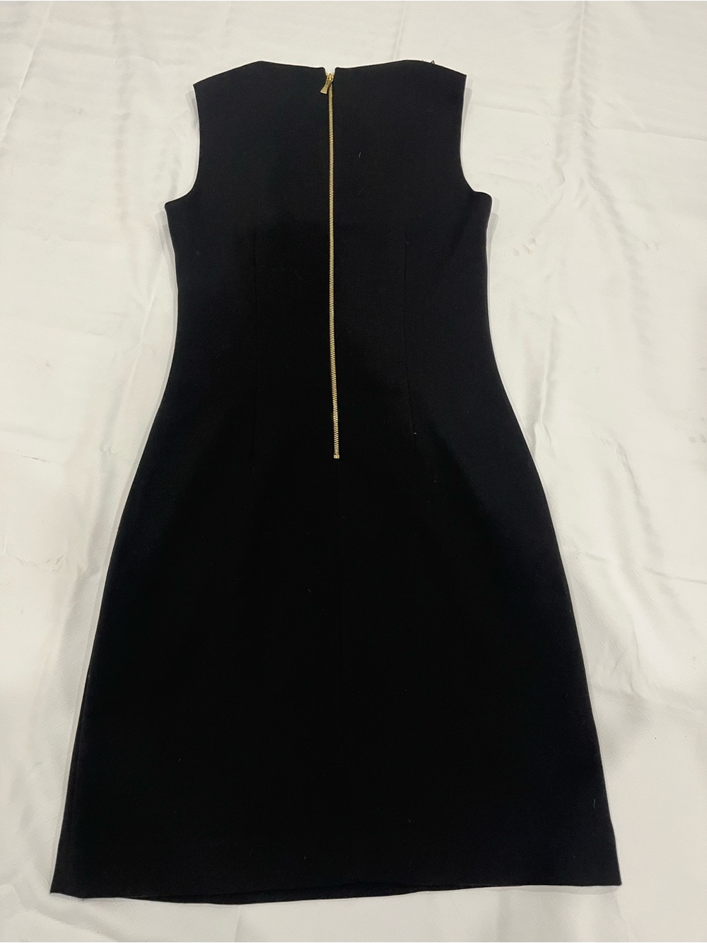 kate spade Black Sleeveless A-Line Dress with Embellished Neckline - Picture 6 of 11